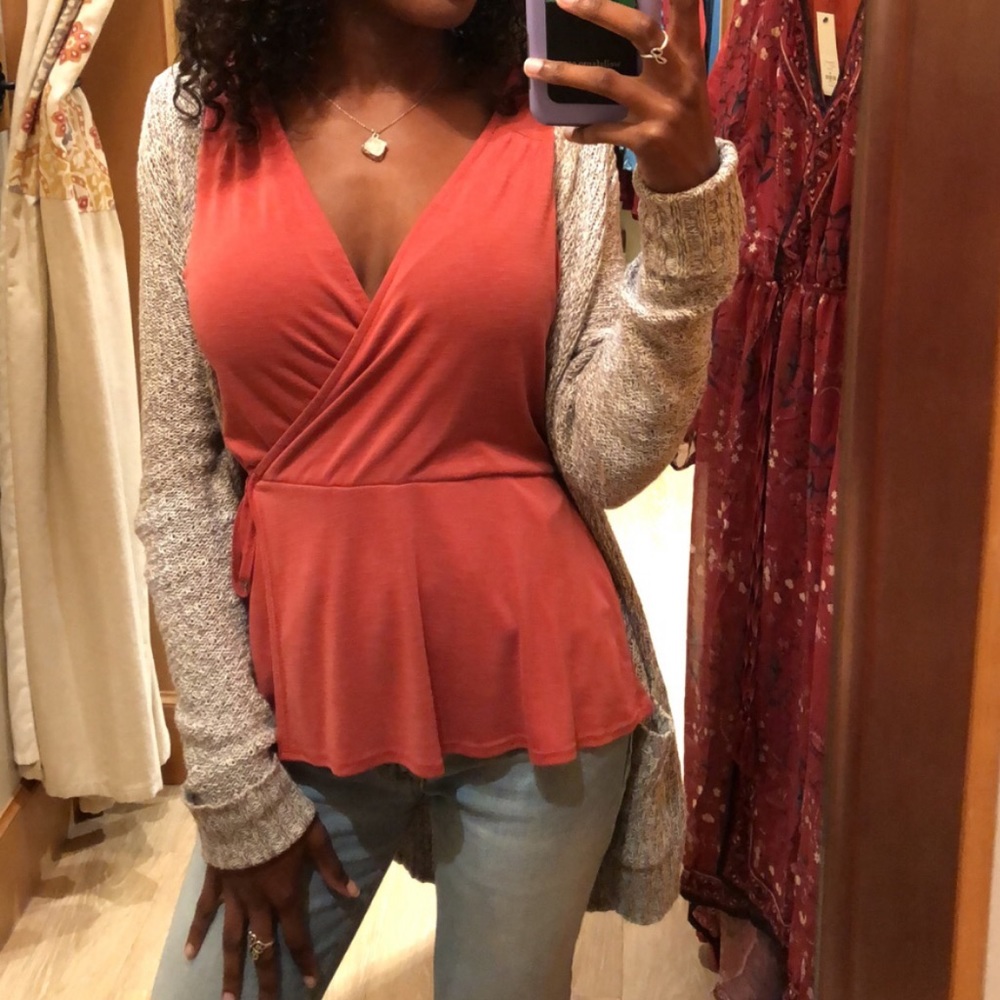 Francesca’s wrap top